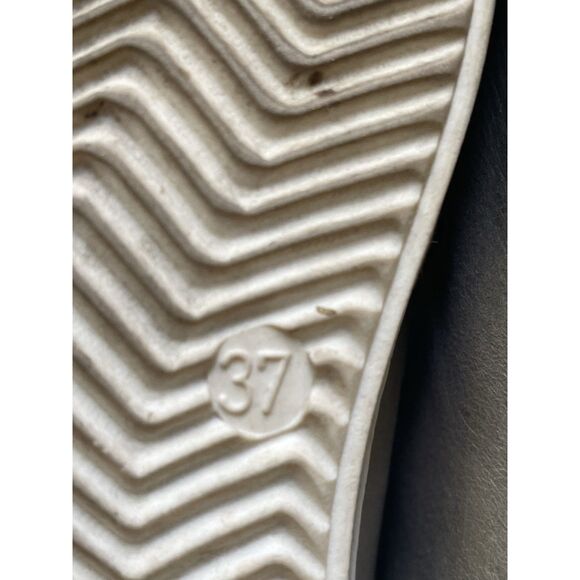 Le Crown Handmade in Italy Distressed Leather Convertible High Low Sneakers 37 - Picture 12 of 12